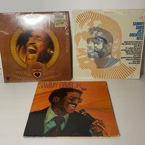 Vintage. Set of 3. Sammy Davis Jr. Vinyl records